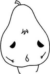 梨子简笔画