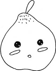 梨子简笔画