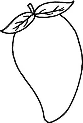 芒果简笔画