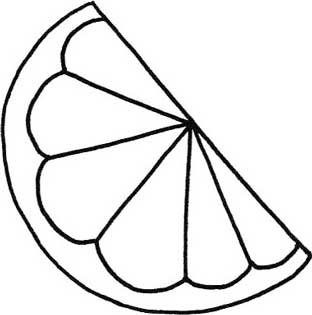 橙子简笔画