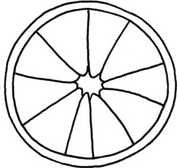橙子简笔画