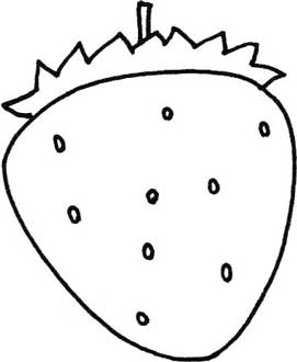 草莓简笔画