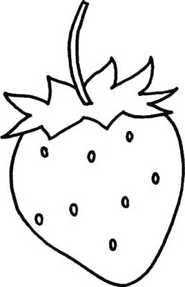 草莓简笔画