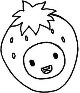 草莓简笔画