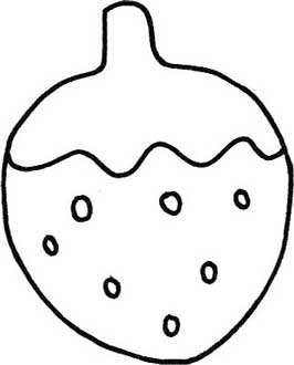 草莓简笔画