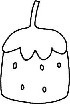草莓简笔画