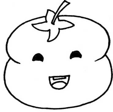柿子简笔画