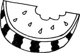 西瓜简笔画