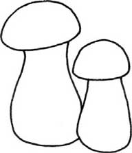 蘑菇简笔画