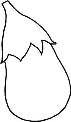 茄子简笔画