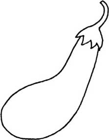 茄子简笔画