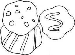饼干简笔画