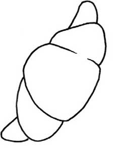 面包简笔画