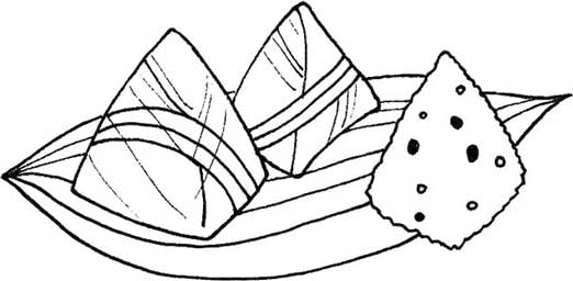 中餐简笔画