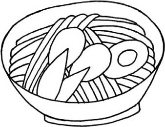 中餐简笔画