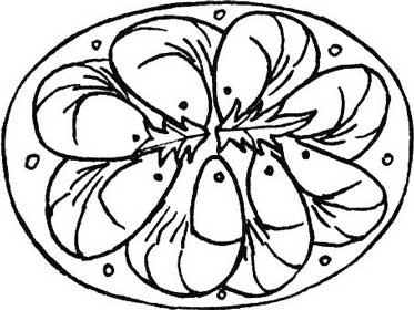 中餐简笔画