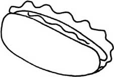 三明治简笔画