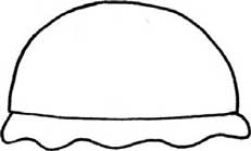 汉堡简笔画