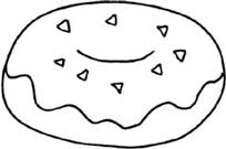 甜甜圈简笔画