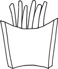 薯条简笔画
