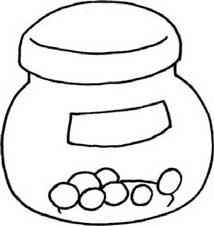 糖果简笔画