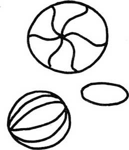 糖果简笔画