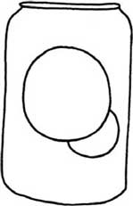 饮料简笔画