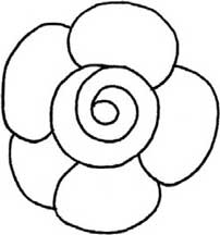 玫瑰简笔画