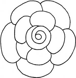 玫瑰简笔画