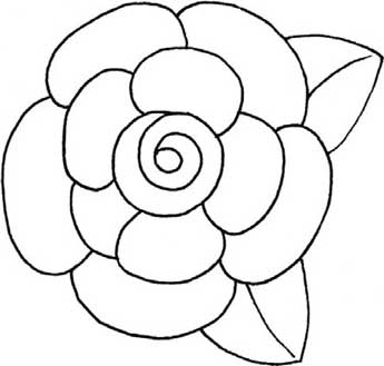 玫瑰简笔画