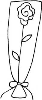 玫瑰简笔画