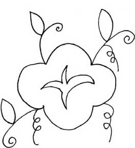 牵牛花简笔画