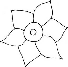 水仙简笔画