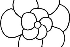 茉莉简笔画