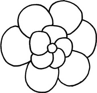 茉莉简笔画