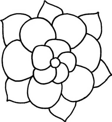 茉莉简笔画
