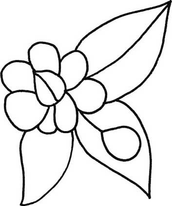 茉莉简笔画