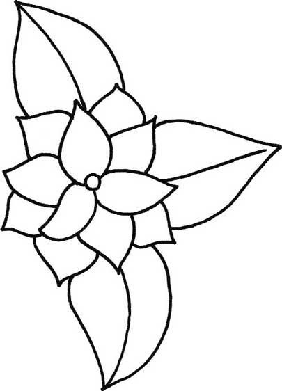 茉莉简笔画
