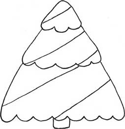 松树简笔画