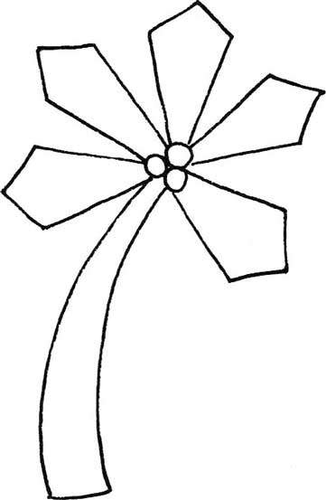 椰子树简笔画