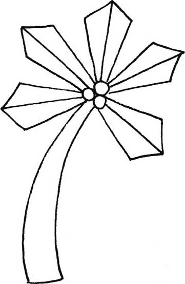 椰子树简笔画