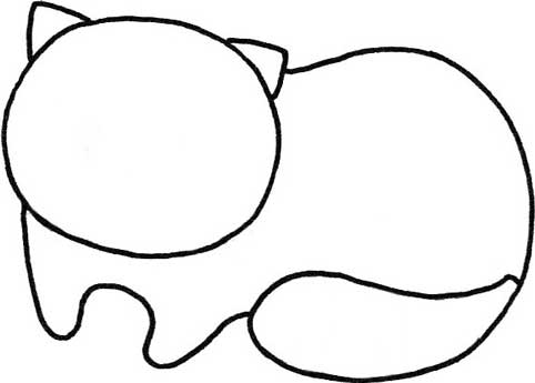 猫咪简笔画