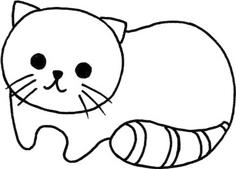 猫咪简笔画