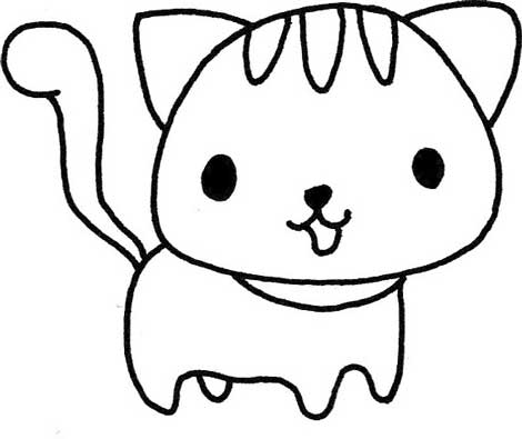猫咪简笔画