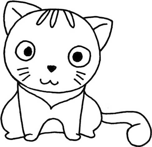 猫咪简笔画