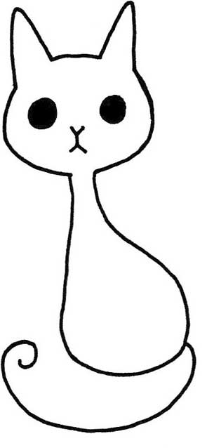 猫咪简笔画