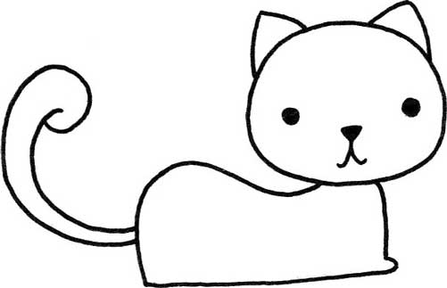 猫咪简笔画