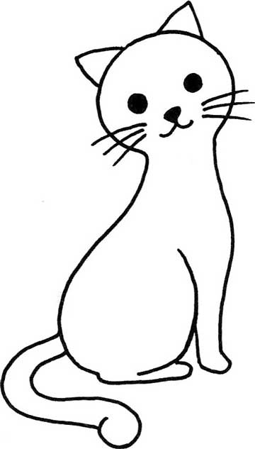 猫咪简笔画