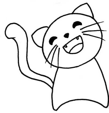 猫咪简笔画