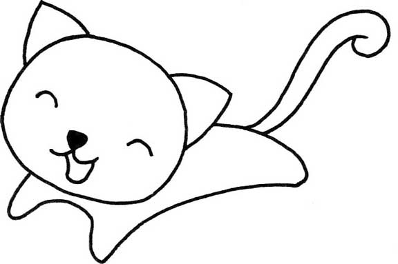 猫咪简笔画